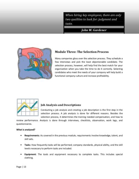 Module Three- The Selection Process - Course Cloud