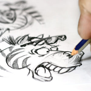 Learn how to draw simple cartoony animals