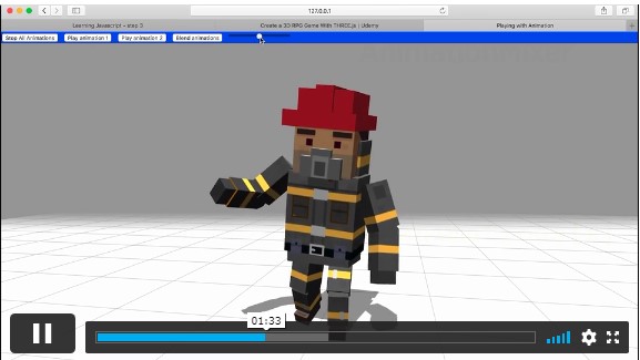 Online Create a 3D RPG Game With THREE.js Course