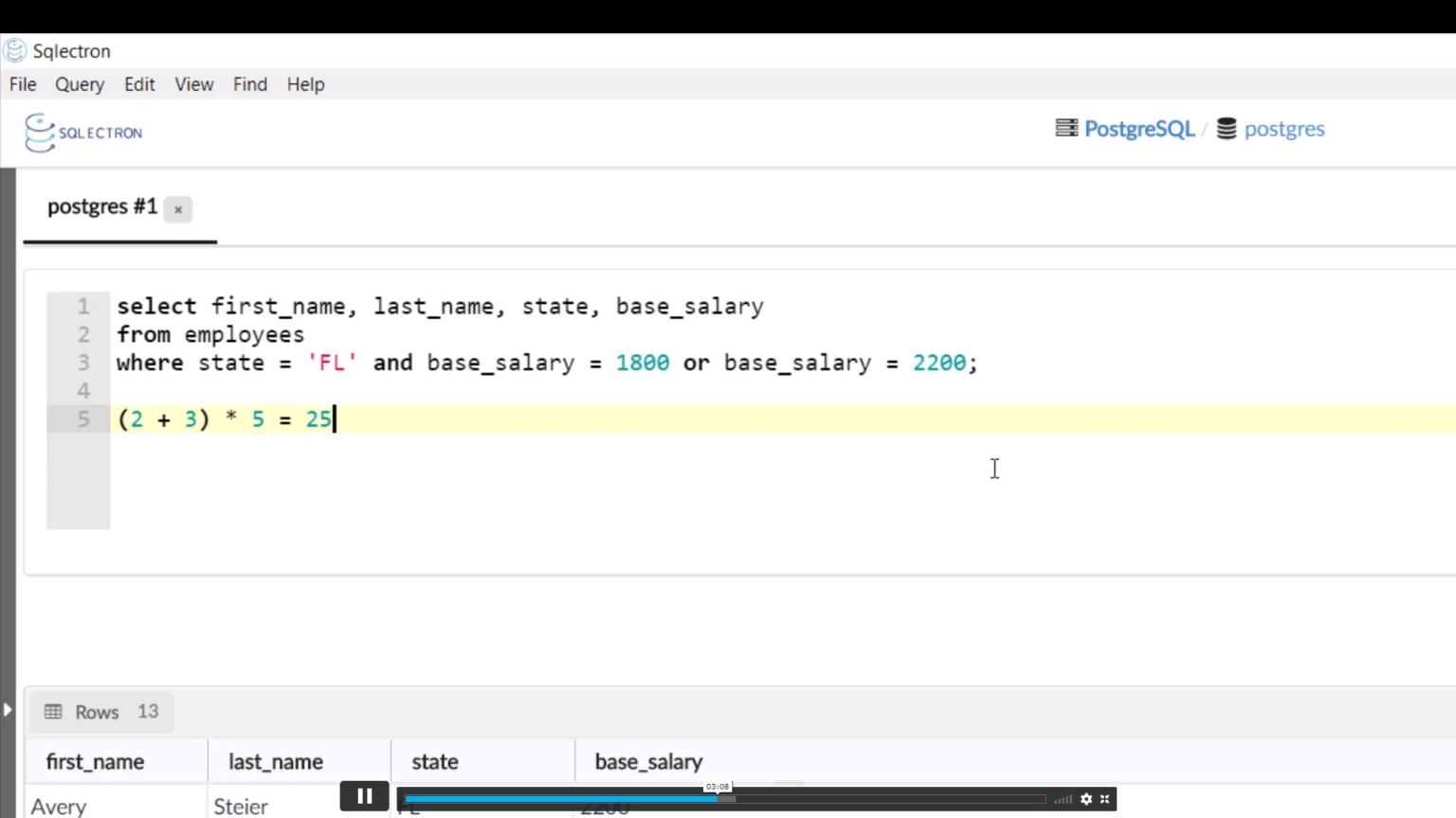 sqlectron for programming