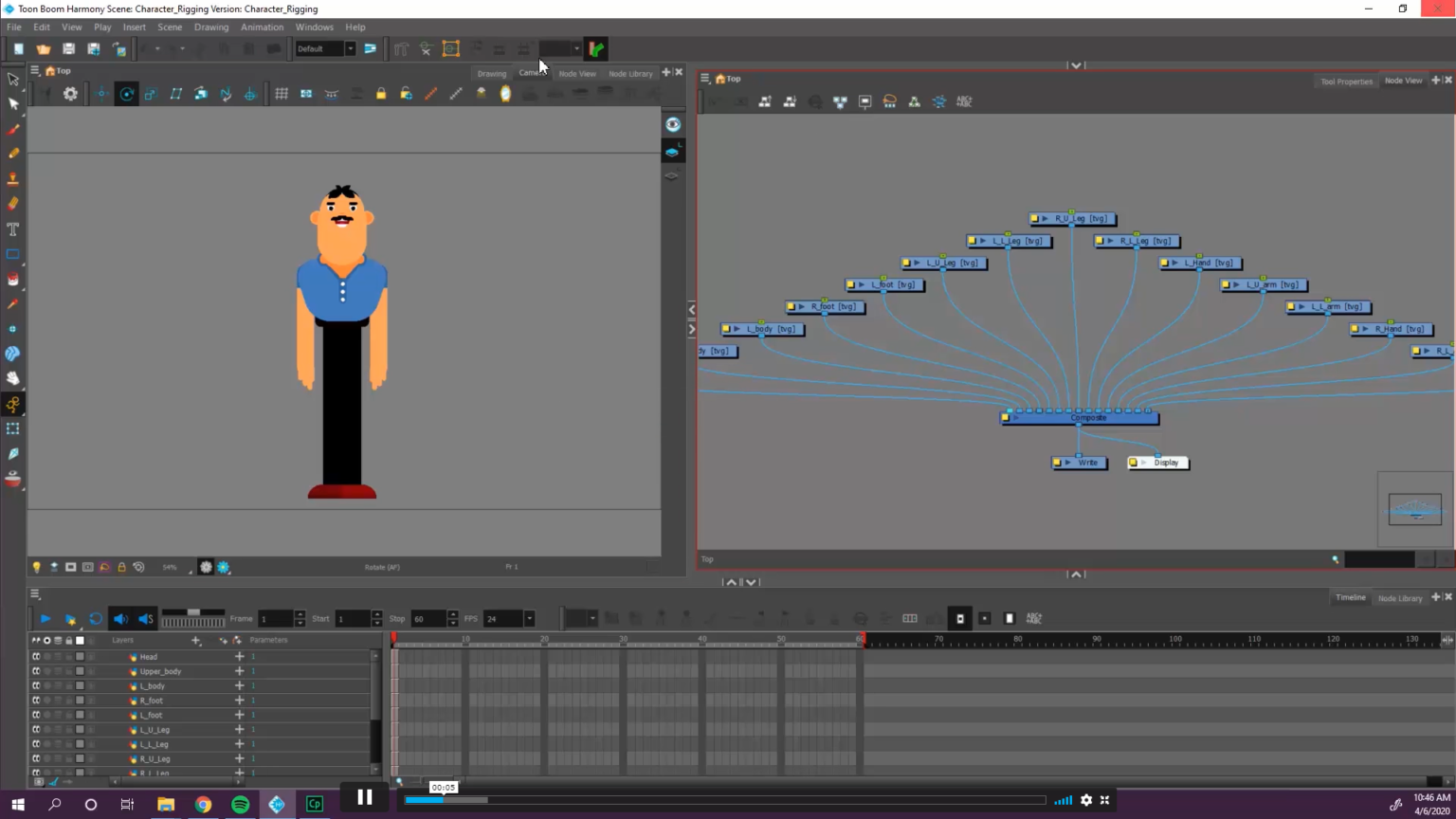 character rigging with deformers in toon boom harmony