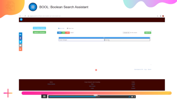 learn to use google boolean search