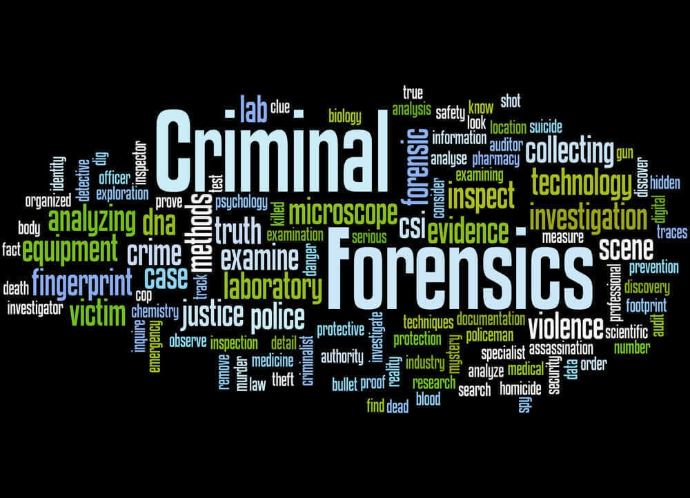 Criminal and Forensic text visual